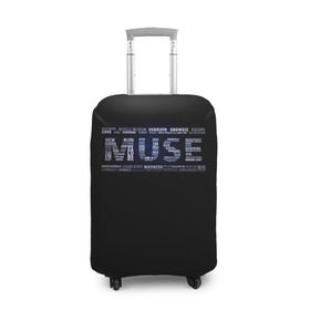 Чехол для чемодана 3D с принтом Muse в Петрозаводске, 86% полиэфир, 14% спандекс | двустороннее нанесение принта, прорези для ручек и колес | heavy | metal | muse | rock | trash | альтернатива | метал | рок | хеви
