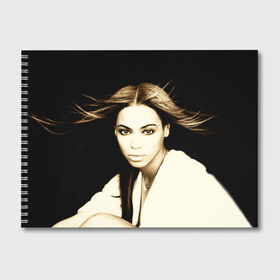 Альбом для рисования с принтом Beyonce в Петрозаводске, 100% бумага
 | матовая бумага, плотность 200 мг. | beyonce | бейонсе | музыка