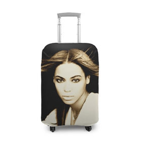 Чехол для чемодана 3D с принтом Beyonce в Петрозаводске, 86% полиэфир, 14% спандекс | двустороннее нанесение принта, прорези для ручек и колес | beyonce | бейонсе | музыка
