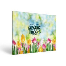 Холст прямоугольный с принтом Весна в моем сердце в Петрозаводске, 100% ПВХ |  | Тематика изображения на принте: heart | весенний макет с тюльпанами поднимет настроение вам и окружающимspring | весна | сердце | тюльпан | цветы