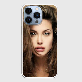 Чехол для iPhone 13 Pro с принтом Анжелина Джоли в Петрозаводске,  |  | angelina jolie | американская актриса | анжелина джоли | режиссёр | фотомодель | ценарист