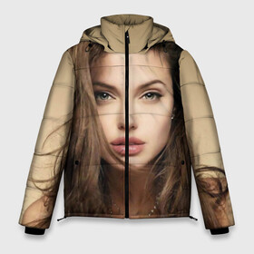 Мужская зимняя куртка 3D с принтом Анжелина Джоли в Петрозаводске, верх — 100% полиэстер; подкладка — 100% полиэстер; утеплитель — 100% полиэстер | длина ниже бедра, свободный силуэт Оверсайз. Есть воротник-стойка, отстегивающийся капюшон и ветрозащитная планка. 

Боковые карманы с листочкой на кнопках и внутренний карман на молнии. | angelina jolie | американская актриса | анжелина джоли | режиссёр | фотомодель | ценарист