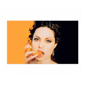 Бумага для упаковки 3D с принтом Анжелина Джоли в Петрозаводске, пластик и полированная сталь | круглая форма, металлическое крепление в виде кольца | Тематика изображения на принте: angelina jolie | американская актриса | анжелина джоли | режиссёр | фотомодель | ценарист