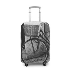 Чехол для чемодана 3D с принтом Велосипед в Петрозаводске, 86% полиэфир, 14% спандекс | двустороннее нанесение принта, прорези для ручек и колес | bike | байк | велосипед | италия | стиль