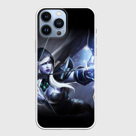 Чехол для iPhone 13 Pro Max с принтом DROW RANGER в Петрозаводске,  |  | dota | dota 2 | drow | mid | ranger | warcraft | варкрафт | дота | дотан | дроу | клешни | лук | мид | раки | рейнджер | стрелы | тракса