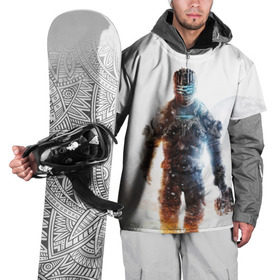 Накидка на куртку 3D с принтом Isaac Clark в Петрозаводске, 100% полиэстер |  | dead | horror | isaac clark | space | игра | космос