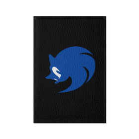 Обложка для паспорта матовая кожа с принтом Sonic X logo в Петрозаводске, натуральная матовая кожа | размер 19,3 х 13,7 см; прозрачные пластиковые крепления | hedgehog | sega | sonic | sonic x | sonic x logologo | соник