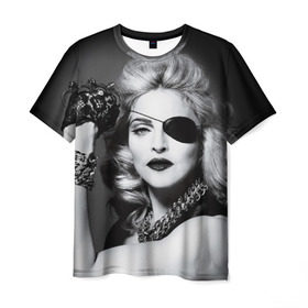 Мужская футболка 3D с принтом Мадонна в Петрозаводске, 100% полиэфир | прямой крой, круглый вырез горловины, длина до линии бедер | madonna louise ciccone | автор песен | актриса | американская певица | мадонна луиза чикконе | писательница | продюсер | танцовщица