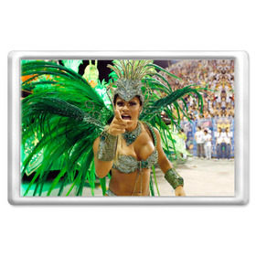 Магнит 45*70 с принтом Карнавал в Рио в Петрозаводске, Пластик | Размер: 78*52 мм; Размер печати: 70*45 | 