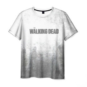 Мужская футболка 3D с принтом The Walking Dead в Петрозаводске, 100% полиэфир | прямой крой, круглый вырез горловины, длина до линии бедер | the walking dead | кино | мертвецы | ужасы | ходячие