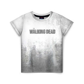 Детская футболка 3D с принтом The Walking Dead в Петрозаводске, 100% гипоаллергенный полиэфир | прямой крой, круглый вырез горловины, длина до линии бедер, чуть спущенное плечо, ткань немного тянется | Тематика изображения на принте: the walking dead | кино | мертвецы | ужасы | ходячие