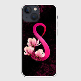 Чехол для iPhone 13 mini с принтом 8 марта в Петрозаводске,  |  | 8 марта | женский | международный | подарок | цветы