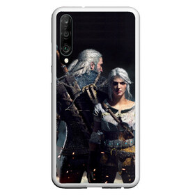 Чехол для Honor P30 с принтом Geralt and Ciri в Петрозаводске, Силикон | Область печати: задняя сторона чехла, без боковых панелей | Тематика изображения на принте: ciri | gerald | roach | wild hunt | witcher | ведьмак | ведьмы | геральд | дикая охота | йен | йеннифер | плотва | цири