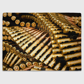 Плед 3D с принтом Золотые патроны в Петрозаводске, 100% полиэстер | закругленные углы, все края обработаны. Ткань не мнется и не растягивается | Тематика изображения на принте: война | гильза | золото | оружие | патрон | пуля