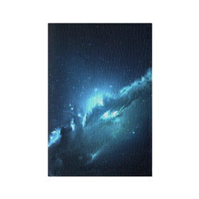 Обложка для паспорта матовая кожа с принтом Atlantis Nebula в Петрозаводске, натуральная матовая кожа | размер 19,3 х 13,7 см; прозрачные пластиковые крепления | вселенная | галактика | звезда | космос | небеса