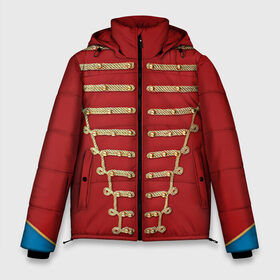 Мужская зимняя куртка 3D с принтом Пиджак Майкла Джексона в Петрозаводске, верх — 100% полиэстер; подкладка — 100% полиэстер; утеплитель — 100% полиэстер | длина ниже бедра, свободный силуэт Оверсайз. Есть воротник-стойка, отстегивающийся капюшон и ветрозащитная планка. 

Боковые карманы с листочкой на кнопках и внутренний карман на молнии. | jackson | michael | джексон | костюм | майкл | одежда | пиджак