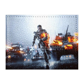 Обложка для студенческого билета с принтом Battlefield Multiplayer в Петрозаводске, натуральная кожа | Размер: 11*8 см; Печать на всей внешней стороне | Тематика изображения на принте: battlefield | армия | бой | война | игра | солдат