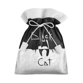 Подарочный 3D мешок с принтом Black cat в Петрозаводске, 100% полиэстер | Размер: 29*39 см | Тематика изображения на принте: черный кот