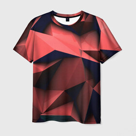 Мужская футболка 3D с принтом Kicker в Петрозаводске, 100% полиэфир | прямой крой, круглый вырез горловины, длина до линии бедер | абстракт | абстракции | иллюзия | прикольные | текстуры