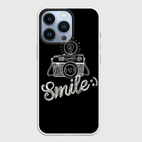 Чехол для iPhone 13 Pro с принтом Smile в Петрозаводске,  |  | camera | smile | вспышка | зеркалка | камера | фотик | фото | фотоаппарат | фотографировать
