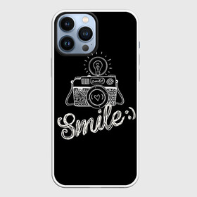 Чехол для iPhone 13 Pro Max с принтом Smile в Петрозаводске,  |  | camera | smile | вспышка | зеркалка | камера | фотик | фото | фотоаппарат | фотографировать