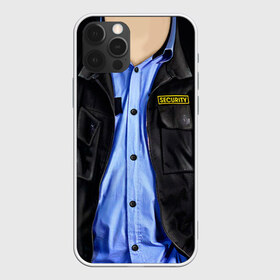 Чехол для iPhone 12 Pro Max с принтом Форма SECURITY в Петрозаводске, Силикон |  | security | барррадач | бородач | борродач | галустян | костюм | наша раша | одежда | охрана | охранник | понять и простить | рубашка | форма
