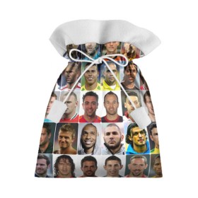 Подарочный 3D мешок с принтом Великие футболисты в Петрозаводске, 100% полиэстер | Размер: 29*39 см | великие | звёзды | знаменитости | игроки | легендарные | лучшие | самые крутые | футбол | футболисты | элита