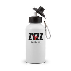 Бутылка спортивная с принтом Zyzz в Петрозаводске, металл | емкость — 500 мл, в комплекте две пластиковые крышки и карабин для крепления | bodybuilding | zyzz | бодибилдинг | зиз | качок | мышцы