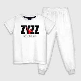 Детская пижама хлопок с принтом Zyzz в Петрозаводске, 100% хлопок |  брюки и футболка прямого кроя, без карманов, на брюках мягкая резинка на поясе и по низу штанин
 | bodybuilding | zyzz | бодибилдинг | зиз | качок | мышцы