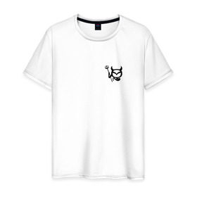 Мужская футболка хлопок с принтом Mazda Devil в Петрозаводске, 100% хлопок | прямой крой, круглый вырез горловины, длина до линии бедер, слегка спущенное плечо. | jdm | mazda | мазда | сова