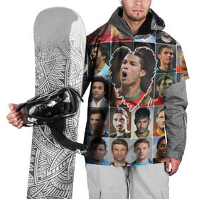 Накидка на куртку 3D с принтом Криштиану Роналду - лучший в Петрозаводске, 100% полиэстер |  | cristiano ronaldo | португалия | реал мадрид | сердце