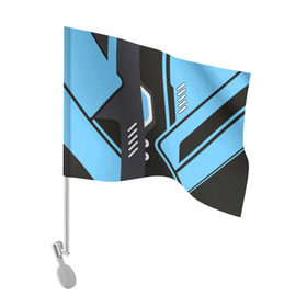 Флаг для автомобиля с принтом Vulcan в Петрозаводске, 100% полиэстер | Размер: 30*21 см | cs go | ак 47 | винтовка | вулкан | контр | кс го | ксго | скин | страйк