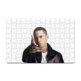 Пазл магнитный 126 элементов с принтом Eminem в Петрозаводске, полимерный материал с магнитным слоем | 126 деталей, размер изделия —  180*270 мм | Тематика изображения на принте: eminem | music | rap | usa | музыка | рэп | сша | эминем