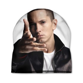 Шапка 3D с принтом Eminem в Петрозаводске, 100% полиэстер | универсальный размер, печать по всей поверхности изделия | eminem | music | rap | usa | музыка | рэп | сша | эминем