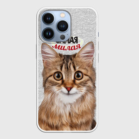 Чехол для iPhone 13 Pro с принтом Самая милая в Петрозаводске,  |  | киса | кот | котенок | котик | кошечка | кошка | красивая | милая | самая