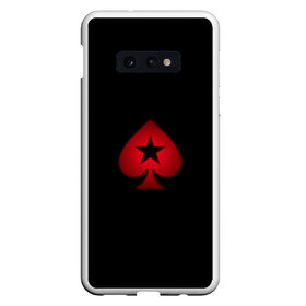 Чехол для Samsung S10E с принтом PokerStars в Петрозаводске, Силикон | Область печати: задняя сторона чехла, без боковых панелей | poker | pokerstars | sport