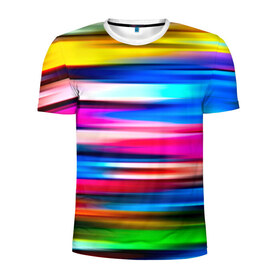 Мужская футболка 3D спортивная с принтом Twinkle в Петрозаводске, 100% полиэстер с улучшенными характеристиками | приталенный силуэт, круглая горловина, широкие плечи, сужается к линии бедра | twinkle | линии | мерцание | полосы | прикольные | текстуры
