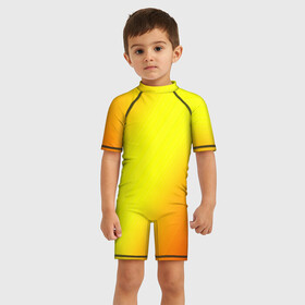 Детский купальный костюм 3D с принтом Briin в Петрозаводске, Полиэстер 85%, Спандекс 15% | застежка на молнии на спине | Тематика изображения на принте: new | арт | гранж | краска | полосы | прикольные | цветные