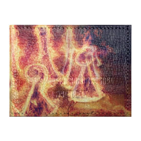 Обложка для студенческого билета с принтом Фигуры из пламени в Петрозаводске, натуральная кожа | Размер: 11*8 см; Печать на всей внешней стороне | Тематика изображения на принте: пламя