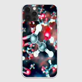 Чехол для iPhone 12 Pro Max с принтом Молекулы в Петрозаводске, Силикон |  | Тематика изображения на принте: арт | мидицина | молекулы | нервы | тромбы | фантастика