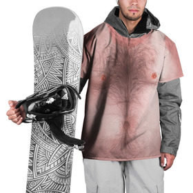 Накидка на куртку 3D с принтом Загорелый торс в Петрозаводске, 100% полиэстер |  | Тематика изображения на принте: загар | мужчина | тело | торс
