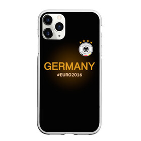 Чехол для iPhone 11 Pro матовый с принтом Сборная Германии 2016 в Петрозаводске, Силикон |  | Тематика изображения на принте: germany