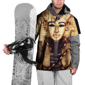 Накидка на куртку 3D с принтом Хатшепсут в Петрозаводске, 100% полиэстер |  | египет | женщина | золото | маска | фараон египта | хатшепсут