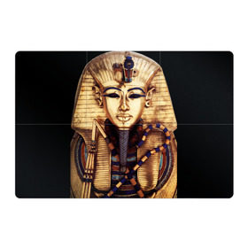 Магнитный плакат 3Х2 с принтом Хатшепсут в Петрозаводске, Полимерный материал с магнитным слоем | 6 деталей размером 9*9 см | египет | женщина | золото | маска | фараон египта | хатшепсут