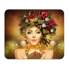 Коврик прямоугольный с принтом Чудо девушка в Петрозаводске, натуральный каучук | размер 230 х 185 мм; запечатка лицевой стороны | волшебница | волшебство | звезды | новый год | подарки | празник | фея | чудо девушка
