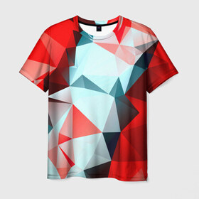 Мужская футболка 3D с принтом Абстракция в Петрозаводске, 100% полиэфир | прямой крой, круглый вырез горловины, длина до линии бедер | абстракт | абстракции | иллюзия | прикольные | текстуры