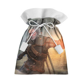 Подарочный 3D мешок с принтом Igni в Петрозаводске, 100% полиэстер | Размер: 29*39 см | gerald | wild hunt | witcher | ведьмак | геральд | дикая охота