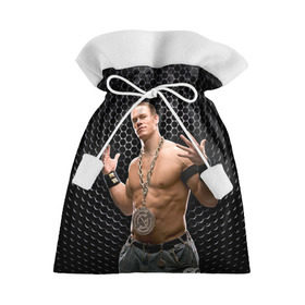 Подарочный 3D мешок с принтом John Cena в Петрозаводске, 100% полиэстер | Размер: 29*39 см | john cena | wwe чемпион | джон сина