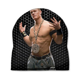 Шапка 3D с принтом John Cena в Петрозаводске, 100% полиэстер | универсальный размер, печать по всей поверхности изделия | john cena | wwe чемпион | джон сина