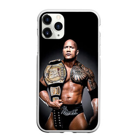 Чехол для iPhone 11 Pro Max матовый с принтом Dwayne Johnson в Петрозаводске, Силикон |  | raw | wwe | актер | дуэйн джонсон | скала